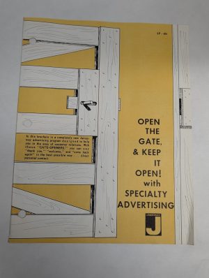 Jamesway Open The Gate & Keep It Open Sales Brochure Literature Advertising