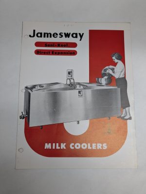 Jamesway Sani-Kool Direct Expansion Milk Coolers Sales Literature Brochure 1961