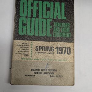 Official Tractor & Farm Equipment Trade In Price List Guide Spring 1970