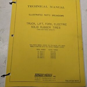 Schaeff Namco Parts List Breakdown Manual Lc 1815 2020 2024 1515 Su E Fork Lift