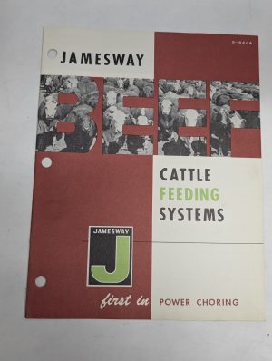 Jamesway Cattle Feeding Systems Sales Literature Brochure Catalog 1962