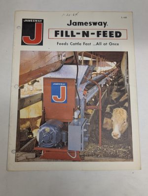 Jamesway Cattle Feeding Systems Sales Literature Brochure Catalog Fill-N-Feed