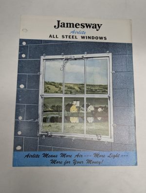 Jamesway Airlite All Steel Windows Sales Literature Brochure Catalog