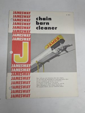Jamesway Barn Cleaner Sales Literature Catalot Brochure S-913