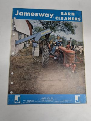 Jamesway Barn Cleaners Sales Literature Brochure Catalog Information