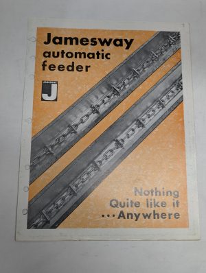 Jamesway Automatic Feeder Sales Literature Brochure Catalog 1960