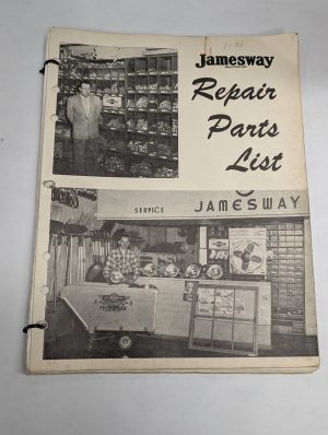 Jamesway Repair Parts List Manual Catalog For Service/Repair Farm Equipment