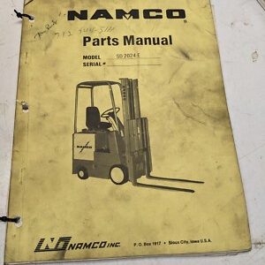 Schaeff Namco Parts Book List Manual Stand Up Electric Lift Truck Sd 2024-E