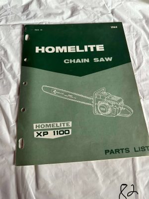 Homelite Textron Chainsaw Xp-1100 Parts List Assembly 1965 Sales Manual