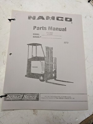 Schaeff Namco Parts List Breakdown Manual Plc Lc 2524 Fork Lift Truck 1979