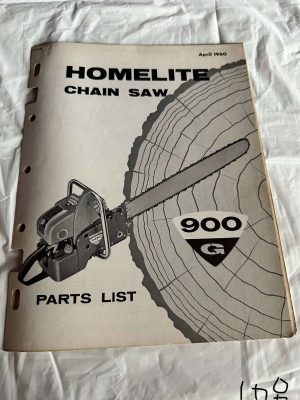 Homelite Textron Chainsaw 900-G Parts List Assembly Breakdown Sales Manual