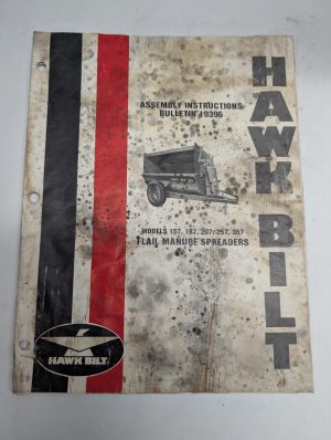 Hawkbilt Assembly Instructions 19396 157 187 207 257 357 Flail Manure Spreader