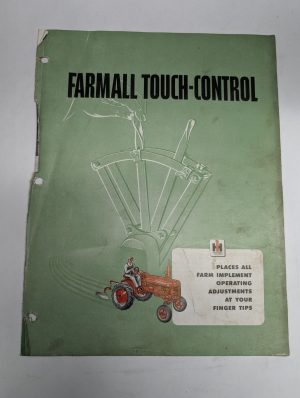 International Harvester Ih Farmall Touch-Control Finger Tip Implement Operation