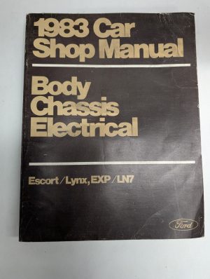 1983 Ford Car Shop Service Manual Body Chassis Electrical Escort Lynx Exp Ln7
