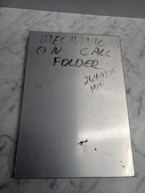 Saunders Mfg. Sn 8512 Snapak 8.5 X 12” Aluminum Metal Clip Board Desk Made Usa