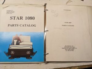 Star Industries 1080 Floor Scrubber Parts List Book Manual Catalog 1994