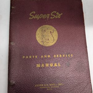 Super Six Illustrated Parts List Catalog & Service Manual Tractor Loader Hi-Lift