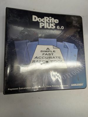 Case Tractor Credit Docrite Plus 6.0 Sales Tool 2003 Software Reference Manual