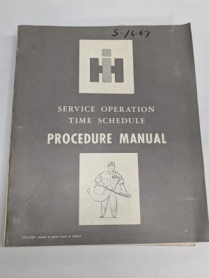 International Motor Trucks Service Operation Precedure Manual & Times Cts-3701