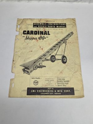 Cardinal Skipper 20 Assembly Instructions & Repair Parts List Manual