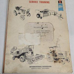 International Ih Pro Service Training Manual Combine Harvester Baler Cadet 1980