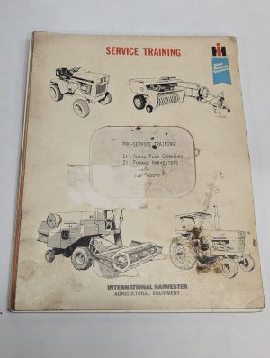 International Ih Pro Service Training Manual Combine Harvester Baler Cadet 1980
