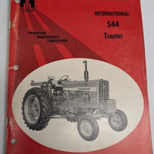 International Harvester Ih Operator'S Owners Manual Model # 544 Tractor 1972