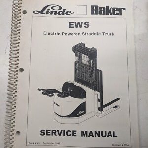 Linde Baker Ews Electric Straddle Truck Service Repair Manual 1997 Fork