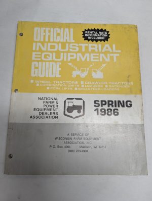 Official Guide Industrial Tractors Equipment Resale Price List Spring 1986