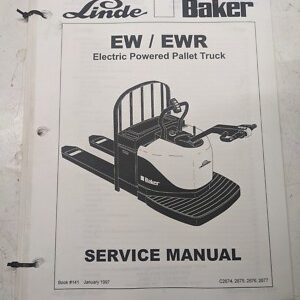 Linde Ew Ewr Electric Pallet Truck Service Manual Repair Shop 1997 Fork