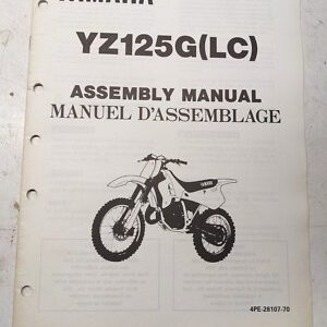 Yamaha Dealer Shop Assembly Manual Yz125G(Lc) Motorcycle 1994 4Pe-28107-70