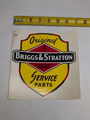 Briggs & Stratton Ms-3223 Original Geniune Decal Gasoline Engines Service Parts