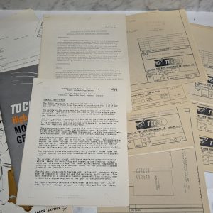 Tocco Service Manual Information Blueprint Lot Voltage Regulator Generator