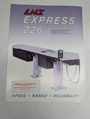 Lns Express 226 Automatic Hydrobar Magazine Bar Feed Sales Brochure Catalog