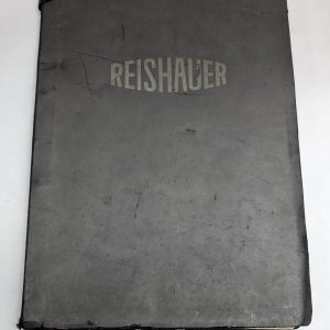 Reishauer Operator Service Parts Manual Universal Thread Grinding Machine Us-