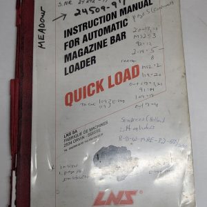 Lns Instruction Manual For Automatic Magazine Bar Loader Quick Load Lns Sa 2534