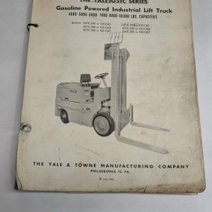 Yale G51C Series Fork Lift Truck 40 50 60 70 80 90 100 Cas Cad Cat Cbs Cbt