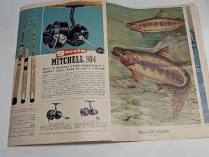 Garcia Collection Fishing Reels & Poles Sales Catalog Literature Pullout
