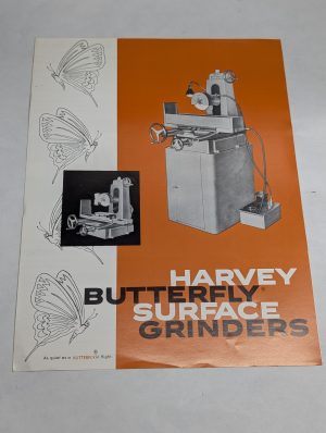 Harvey Butterfly Surface Grinders Sales Brochure Catalog Slg-812 Sg-48