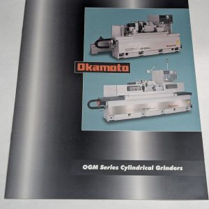 Okamoto Cylindrical Grinding Machine Model Ogm Series Sales Brochure Catalog