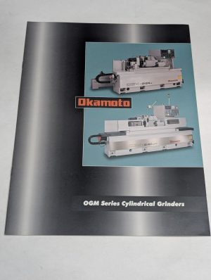 Okamoto Cylindrical Grinding Machine Model Ogm Series Sales Brochure Catalog