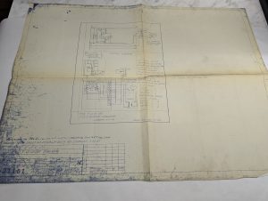 Fellows Gear Shaper 3” G.S. Wiring Diagram Drawing #21152 1943 Schematic Print