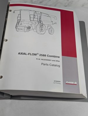 Case Ih Axial Flow 2588 Combine Parts List Book Catalog Manual 87556293