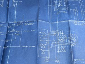 National Automatic Tool Wiring Diagram Machine E5-390 Drawing #E5-390-950 1940