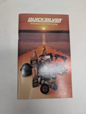 Quicksilver Boating Catalog 1988 Outboard Mail Order Sales Information