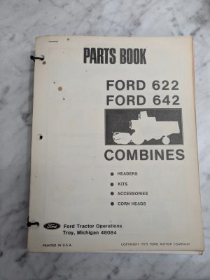 Ford Tractor Repair Parts List Book Manual Catalog 622 642 Combines 1973