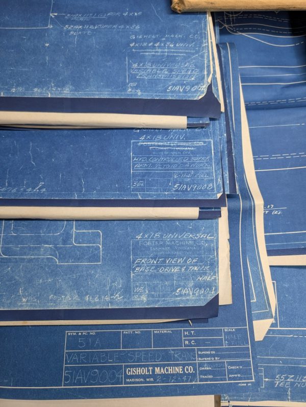 Foster Super Finisher 4X18 4X36 Gisholt Machine Prints Diagrams ...