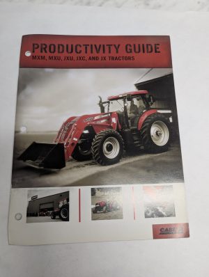 Case Ih Tractor Productivity Guide Mxm Mxu Jxu Jxc Jx 2004 Cnh Sales Literature