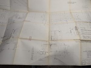 Giddings & Lewing Machine Tool 340-T Boring Drilling Milling Layout Drawing