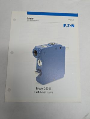 Eaton Hydraulics Repair Information Manual # 39055 Self-Level Valve 1991